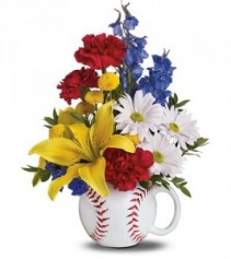 Play Ball Mixed Mug Arrangement