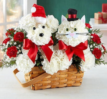 Playful Paws™ for Holiday Arrangement