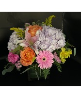 Playful Petals Cube arrangement 