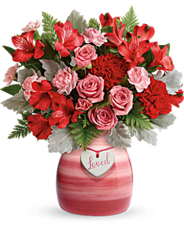 red petals florist