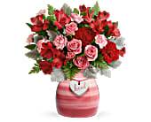 Playfully Pink Bouquet Keepsake Container