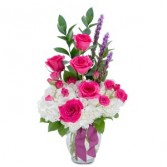 Pleasantly Pink Arrangement in Burnt Hills, NY | THE COUNTRY FLORIST Pleasantly Pink Arrangement in Burnt Hills, NY | THE COUNTRY FLORIST