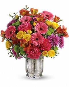 Pleased As Punch Bouquet in Jasper, TX | BOBBIE'S BOKAY FLORIST