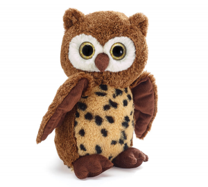 Plush Brown Spotted Owl