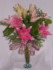 PLUSH PINK LILLIES Florist - Flowers Arrangememts for Every Special Occasion