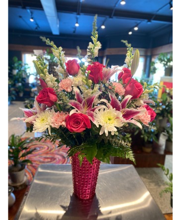 Plush Pink  Romantic Design in South Milwaukee, WI | PARKWAY FLORAL INC.