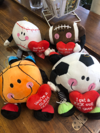 Plush Valentines Sport Stuffed Toy
