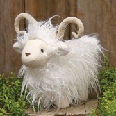 Plush weighted angora lamb 