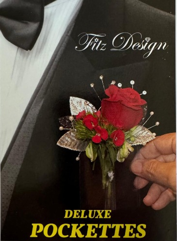 Pocket Boutonniere   in Fort Worth, TX | DAVIS FLORAL DESIGNS