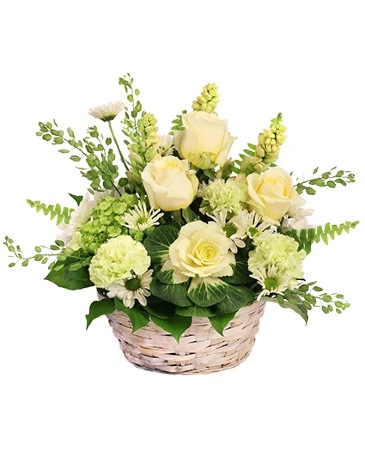 Poetic Pleasure Basket Arrangement in Bloomington, IN | MARY M'S WALNUT HOUSE FLOWERS AND GIFTS