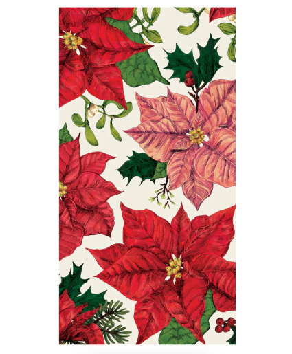 Poinsettia Napkins Guest Table Top