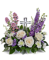 Poised with Love Cross Bouquet Crystal Cross Bouquet