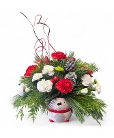 Polar Love  Ceramic Bowl Arrangement  Substitutions Maybe Necessary