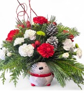 Polar Love  Ceramic Bowl Arrangement  Substitutions Maybe Necessary