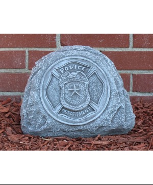 Police Dept. Stone Cement