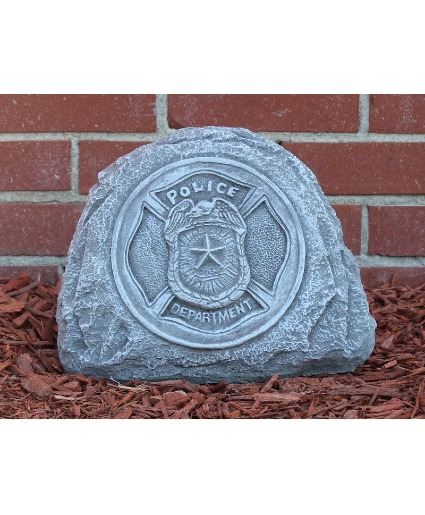 Police Dept. Stone Cement