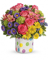 POLKA DOT Vase Arrangement