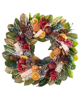 Pomegranate Citrus Wreath 