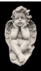 Pondering Angel Memorial Statuary