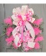 Poofy in Pink Wreath