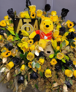 Pooh Shiesty Casket Arrangement Sympathy Casket Sprays