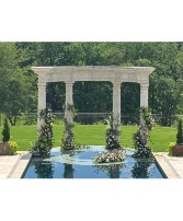 Pool Column Installation Specialized Floral Installation