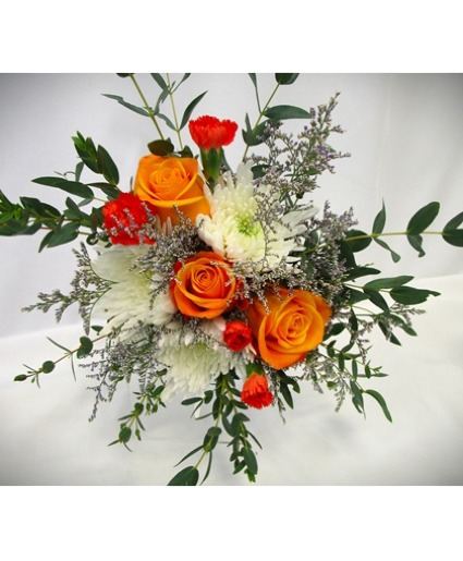 POP OF ORANGE BOUQ - IN STORE PICK UP ONLY HAND HELD DANCE BOUQUET