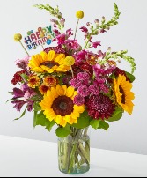 Pop of Whimsy Birthday Bouquet  Celebration Collection