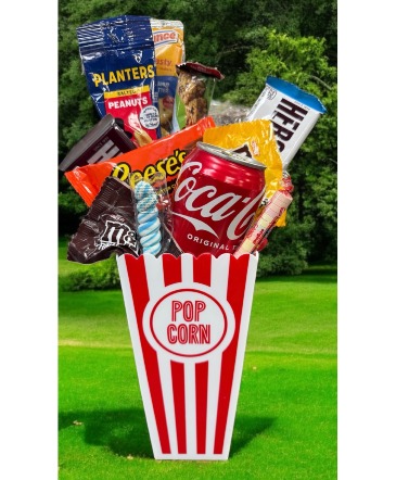 PopCorn Snack Basket in West Monroe, LA | ALL OCCASIONS FLOWERS AND GIFTS