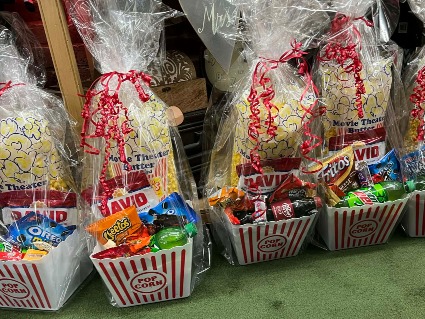 Popcorn Snack Basket Snack Basket