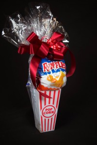Popcorn Treats Candy/Snack Basket