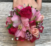 Poppin' Pink Prom Corsage