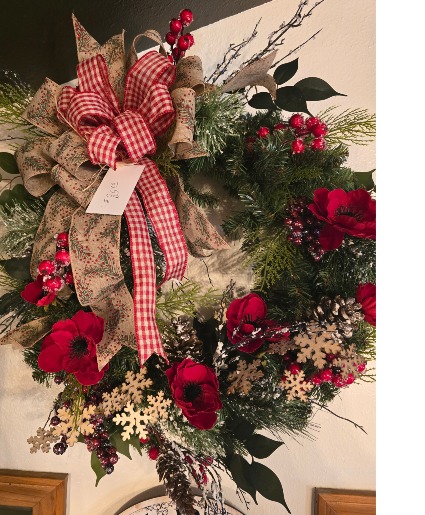 Poppy Christmas  Wreath