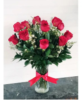 POP'S DZ. Medium RED ROSES Exclusively at Mom & Pops