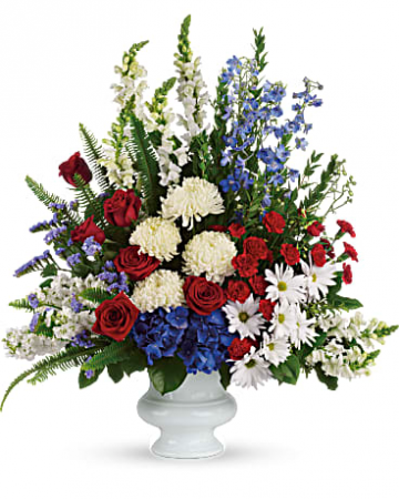 POP'S PATRIOTIC RED WHITE & BLUE in Oxnard, CA | Mom and Pop Flower Shop POP'S PATRIOTIC RED WHITE & BLUE in Oxnard, CA | Mom and Pop Flower Shop