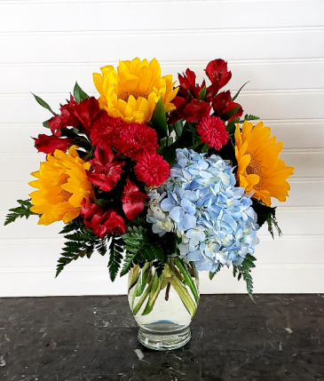 Pop's Sunflower & Hydrangea Exclusively at Mom & Pops