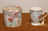 Porcelain Gift Boxed Tea Cup - Dragonfly 