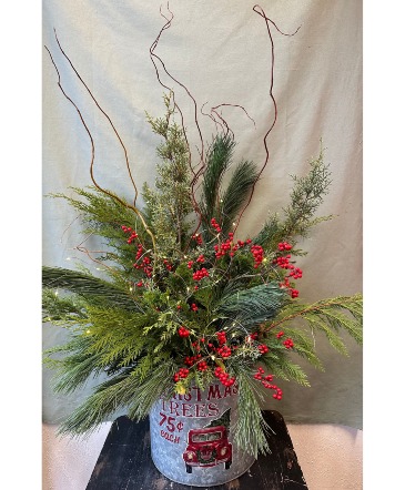 Porch Pot Pleaser  in La Grande, OR | FITZGERALD FLOWERS