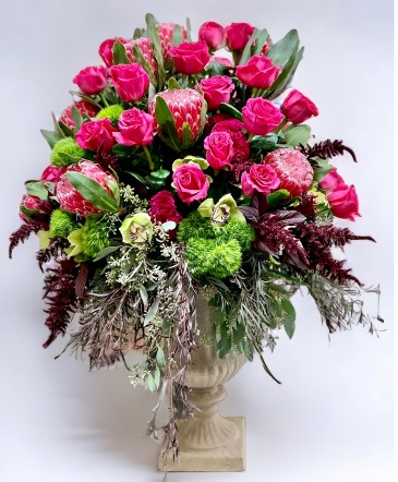 Posh Pink Perfection Arrangement of Flowers in Riverside, CA | Willow Branch Florist of Riverside