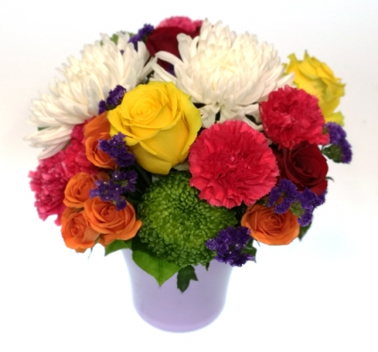 Pot O' Petals arrangement