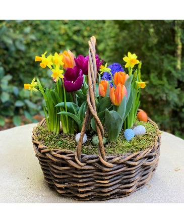 Blooming Easter Basket  in Decatur, GA | Les Fleurs Partout