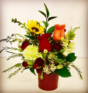 Pottery & Floral Arrangement Elegant Floral Designed in a Pottery Vase in Plainview, TX | Kan Del's Floral, Candles & Gifts Pottery & Floral Arrangement Elegant Floral Designed in a Pottery Vase in Plainview, TX | Kan Del's Floral, Candles & Gifts