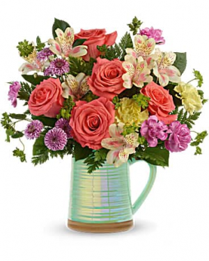Pour on the Beauty Flower Arrangement in Riverside, CA | Willow Branch Florist of Riverside Pour on the Beauty Flower Arrangement in Riverside, CA | Willow Branch Florist of Riverside