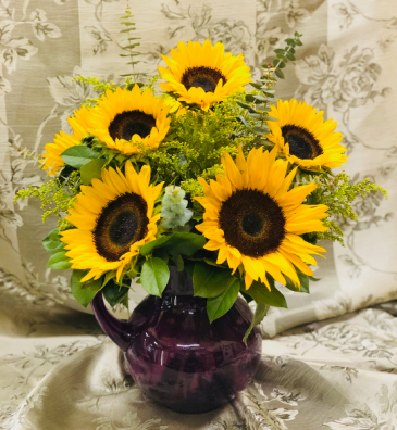 Pour Some Sunshine Arrangement in Croton On Hudson, NY | Cooke's Little Shoppe Of Flowers Pour Some Sunshine Arrangement in Croton On Hudson, NY | Cooke's Little Shoppe Of Flowers