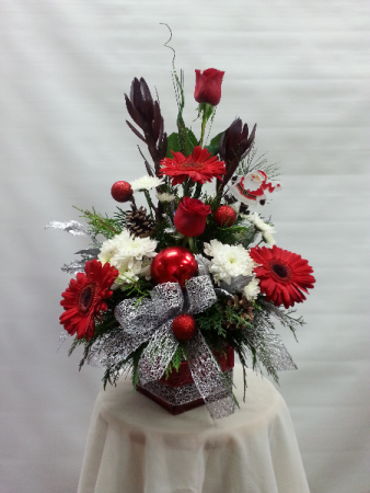 PP Christmas Cube Cube Vase