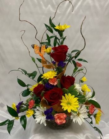 PPCFG Butterfly Garden Fresh Arrangement