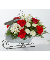 Prancer Sleigh Ride Bouquet Prancer Reindeer Sleigh Bouquet