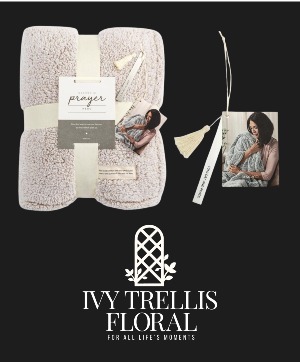 Taupe Blanket w/ Bookmark 