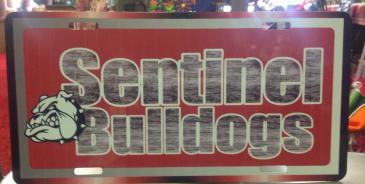 Sentinel bulldog tag Bulldog gift
