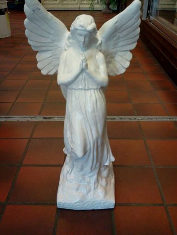 Praying Angel Concrete Statue In Lima Oh Mohler S Flowers By Uhl